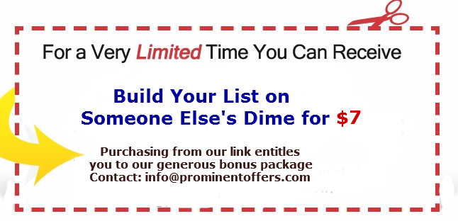 Like our Build Your List on Someone Else's Dime review? Order this powerful list-building program now