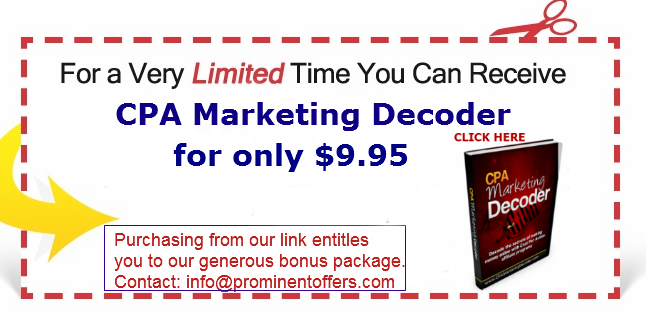 Like our CPA Marketing Decoder review? Order this crushing CPA guide now