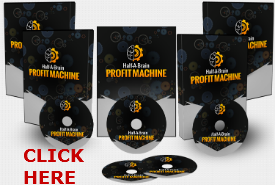 Learn the synergy between product creation and email list marketing from Half-a-Brain Profit Machine
