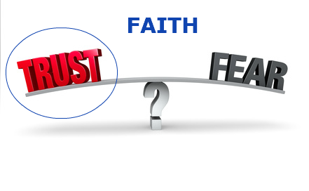 Dispel fear by embracing faith and trust